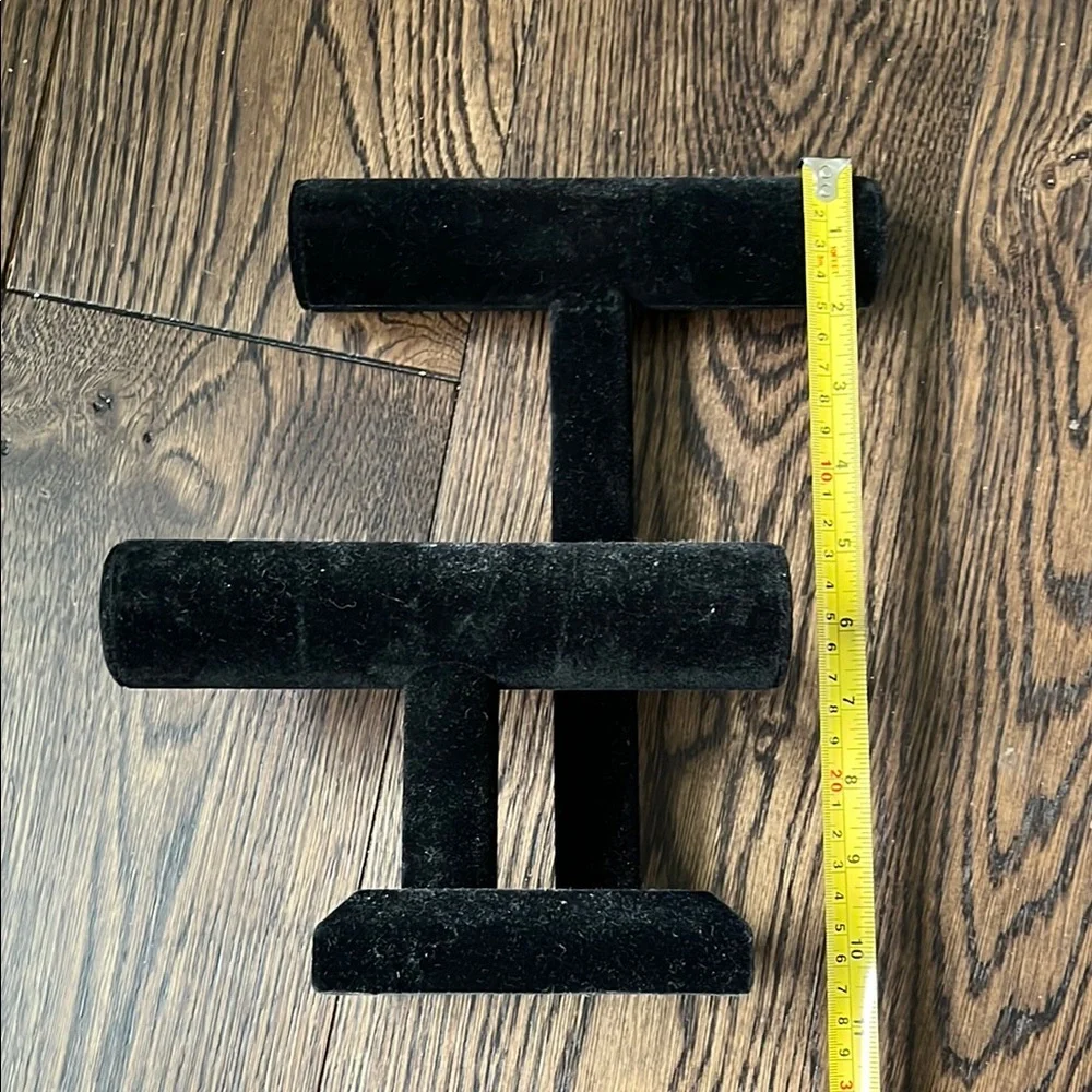 Black Velvet Jewelry Stand